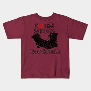 I <3 and Support Bootblacks Kids T-Shirt